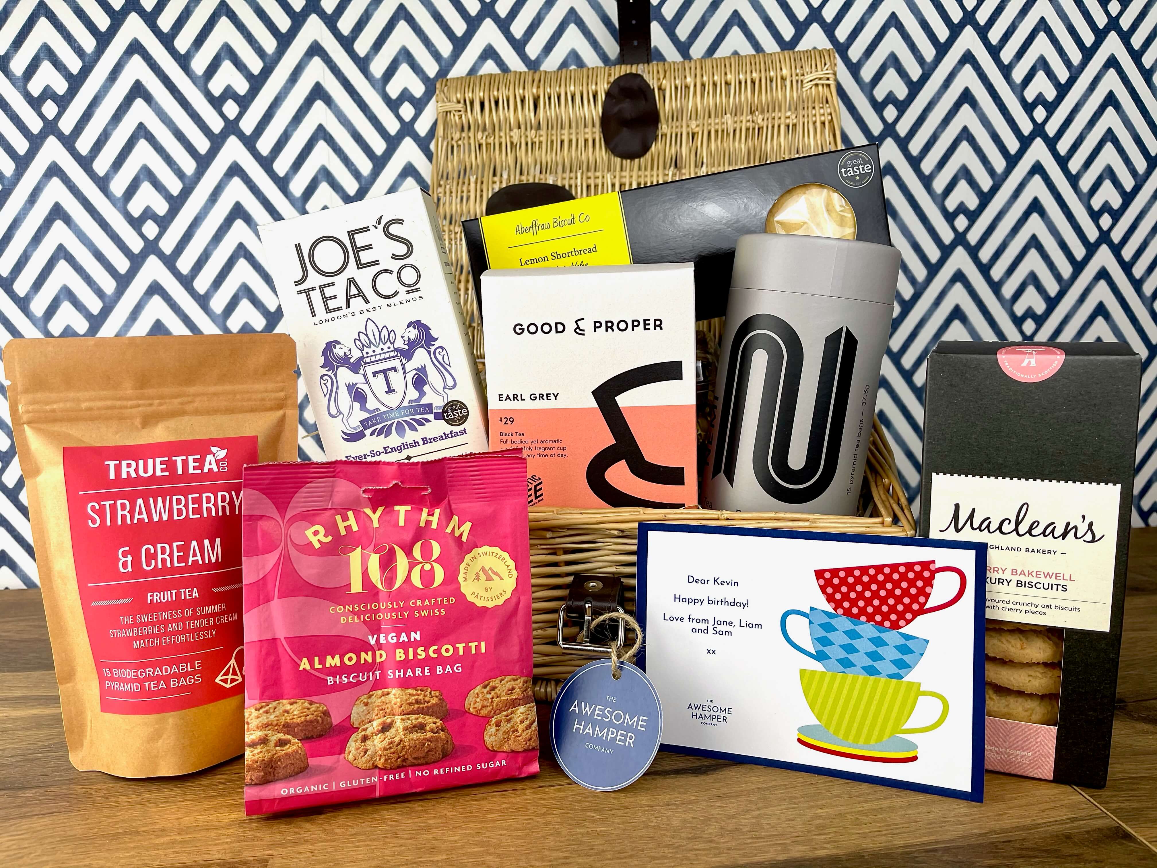 Buy Afternoon Tea Hamper - Shortbread, Biscuits, Cookies & Tea Gift Set, Hamper  Basket for Birthday Gift for Women & Men, Hamper Gift for Couples Online at  desertcartINDIA